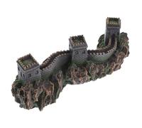 Lurrose Sculpture Pont de Chine Miniature pour Aquarium Décoratif Modèle de Muraille Chinoise Ornement Paysager Culturel pour Bonsai et Terrarium