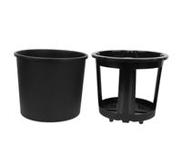 Lurrose Seau de Plantation de Pommes de Terre Noir Bac de Culture Double pour Jardin et Maison Potager Pratique pour Arachides et Tubercules