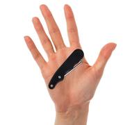 Lurrose Serrage-Lacets Pliable en Acier Inoxydable Noir Poignée Ergonomique, Tendeur Portable pour Lacets de Patins de Hockey, Accessoire Pratique pour Serrer Les Lacets