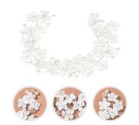 Lurrose Serrage-tête en Dentelle Blanche Fait Main Perles, Bandeau Mariage Élégant pour Femmes, Accessoire Cheveux Décoratif Léger et Confortable, Coiffure de Mariée et Fête, Ornement