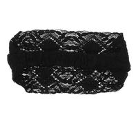 Lurrose Serrage-tête Large en Tissu Noir pour Femmes, Bandeau Élégant et Chic pour Mariage et Fêtes, Accessoire Cheveux Polyvalent pour Apparence Jeune