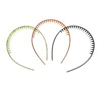 Lurrose Serrage-têtes Fixation Ferme des Cheveux Lot de 3 Design Simple et Élament Peigne en Plastique Dents Accessoires Cheveux Unisexes pour Coiffure Quotidienne