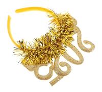 Lurrose Serre-tête Nouvel An Doré Paillettes Accessoire Cheveux Femme Fête Noël Réveillon Festif