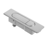 Lurrose Serrure à Bouton Rond pour Porte D'armoire Électrique Loquets de Porte de Panneau Électrique en Alliage Solide Mécanisme à Pousser Sécurisé, Usage Industriel,