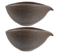 Lurrose Service à Thé en Céramique 2pcs avec Bec D'aigle pour Cérémonie de Thé Gongfu, Design Japonerie Créatif, Versement Précis et Libération D'arôme Améliorée