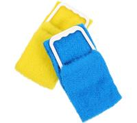 Lurrose Serviette Exfoliante Réversible en Polyester Bleu Dos, Activateur de Circulation Sanguine et Élimination des Peaux Mortes, Design Simple pour Hommes et Femmes Couleur Aléatoire