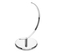 Lurrose Socle Accessoire de Remplacement Compatible en Plastique Argenté de Globe Terrestre Base Élégante et Minimaliste pour Globe de 25 Cm pour Bureau ou DIY