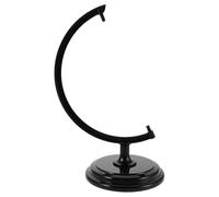 Lurrose Socle Rotatif Noir pour Globe Terrestre de Bureau 30 Cm en Plastique Base Stable et Mécanisme de Rotation Précis, Maison Bureau