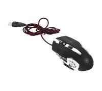 Lurrose Souris de Jeu Ergonomique X9 6d Filaire à LED Rvb