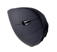 Lurrose Souris Verticale sans Fil Ergonomique Confortable Modèle à Cellules Sèches Noir pour Usage Prolongé