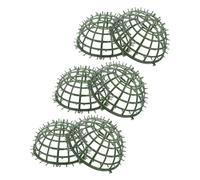 Lurrose Support à Fleurs en Plastique 15 Cm Lot de 3 Étagères pour Topiaires Artificielles, Râtelier à Balles en Herbe, Cadre pour Composition de Fleur, Décoration Mariage et Jardin
