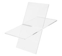 Lurrose Support Acrylique Transparent Épais pour Cuisine Bureau Lecture Rangement Recettes Magazines