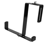 Lurrose Support de Jardinière Suspendu en Fer Réglable pour Balcon 5-10 CM Crochet pour Pot de Fleurs Extérieur Étagère Murale pour Plantes Rangement Suspendu Jardin et Terrasse Noir