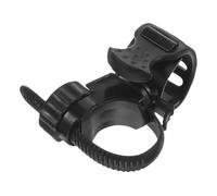 Lurrose Support de Lampe Torche Fixation pour Éclairage de Vélo pour Guidon de Vélo en Caoutchouc Noir Angles Réglables pour Balades Nocturnes et Camping