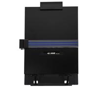 Lurrose Support de Lecture de Bureau en Fer Réglable Multi-angles, Pupitre de Partition Noir Compact pour Maison et Bureau, Étagère de Lecture Multifonctionnelle Pratique et Portable