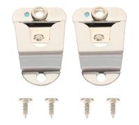 Lurrose Support de Micro en Métal pour Radio Cb Compatible Gm300 Gm950 Gm3688 Gm3188, Kit 2 Pièces 2 Vis, Clip Robuste pour Radioamateur, Accessoires Professionnels pour Installation