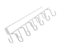 Lurrose Support de Rangement Mural pour Tasses et Casseroles sans Perçage en Fer Robuste Cuisine sous Meuble