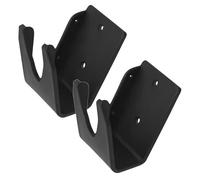 Lurrose Support de Scanner de Caisse enregistreuse, Support de Lecteur de Codes Barres pour la Vente au détail, 2 pièces, Noir en Plastique, de Bureau Stable, Compatible Lecteur