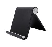 Lurrose Support de Téléphone Portable en Abs Angle Réglable pour Bureau et Maison, Support de Bureau pour Téléphone Mobile Pratique et Stable