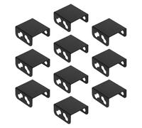 Lurrose Support de Ventilateur de Refroidissement pour Double Ventilateur Boucle de Connexion Système à Quatre Attaches en Fer, Pack de 10pcs pour Ambiance Estivale pour Carte Graphique