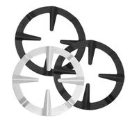 Lurrose Support de Wok à Gaz 3Pcs Anneau de Wok Remplaçable en Fonte Antidérapant et à L'Usure pour Cuisinière à Gaz Accessoire Pratique Cuisine