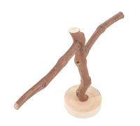 Lurrose Support Perchoir Oiseau Branche de Vigne Naturelle Stand Perroquet Résistant pour Petits Oiseaux Perche à Ronger Mâcher pour Perruches et Perroquets