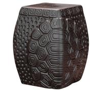 Lurrose Support pour Couvercle de Théière en Argile Zisha Couleur Brun Foncé, Accessoire pour Cérémonie du Thé, Porte-couvercle de Carapace de Tortue, Décoratif et Compact pour Salon