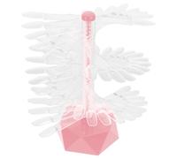 Lurrose Support pour Nail Art en Spirale Transparent, Présentoir à Ongles Bâtonnets d'Échantillons pour Entraînement et Décoration Manucure