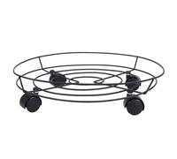 Lurrose Support pour Pots de Fleurs Poulie en Fer Forgé Diamètre Extérieur 40 CM Base Mobile pour Plantes en Pot Adapté pour Intérieur et Extérieur Facilite Le Déplacement