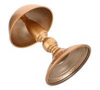 Lurrose Support Saisonnières Antidérapante Base Vintage Chapeau Doré Solution Polyvalente pour Présentoirs de Perruques et Vitrines