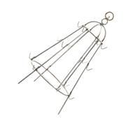 Lurrose Support Suspendu pour Barbecue en Acier Inoxydable Grille de Cuisson Petite Taille avec Crochet Accessoire Extérieur pour Camping et Sorties en Plein Air