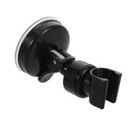 Lurrose Support Ventouse Noir 1 Pièce Support Amovible sans Perçage pour Pommeau Main Réglable en Angle Accessoire Salle de Bain Facile à Installer Maison et Camping-Car