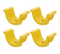 Lurrose Supports de -câbles 4 pièces : Base de Gestion de câbles Robuste pour Chemin de câbles - Conception Stable pour Une Utilisation en intérieur sur Route, Clips de Support pour la sécurité