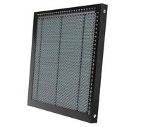 Lurrose Table de Travail Nid d'abeille 30x30cm pour Machine à Graver, Plateau de Gravure Résistant à l'usure, Accessoire pour Découpe Bois et Métal, Tapis de Sculpture pour Bricolage