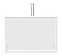 Lurrose Tableau Blanc pour Écrire Notes pour Bureau en Acrylique Effaçable à Sec Tableau Mémo Décoratif Transparent et Organiser Tâches Hebdomadaires