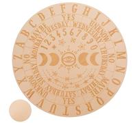 Lurrose Tableau de Divination en Bois Massif Décoratif Motifs Créatifs, Accessoire de Divination Confortable et Solide, pour Mariages et Amateurs de Jeux Ésotériques