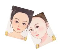 Lurrose Tableau de Peinture pour Visage Réutilisable 2Pcs Kit de Pratique de Maquillage Coloré pour Garçon et Filles Outil Artistique pour Activités à