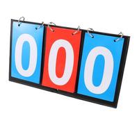 Lurrose Tableau de Score Multifonction 3 Chiffres, Marqueur Portable, Plastique Résistant, Affichage Clair, Adapté aux Matchs de Basketball et Jeux en Plein Air