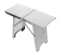 Lurrose Tabouret Capacité de Charge 220lbs Pliant Portable et en Acier Inoxydable Ultra Léger de pour, Travail et Activités de Plein Air pour, Travail Activités Plein Air