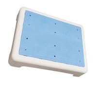 Lurrose Tabouret de Antidérapant Bleu, Marche Pied pour Salle de Bain, Tabouret Court en Matériau Antidérapant, Adapté aux Personnes Âgées et Garçon et Filles, Stable et Facile à Nettoyer