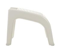 Lurrose Tabouret de Soins des Pieds en Plastique Blanc pour Pédicure | Repose-pieds Pratique, Usage Salon et Maison, Antidérapant, Aide au Confort Lors des Soins