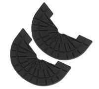 Lurrose Talonnette de Réparation 1 Paire en Caoutchouc Noir Antidérapante Protège Semelle et Prolonge la Durée de Vie des Chaussures pour Chaussures Sport