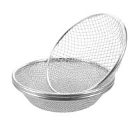Lurrose Tamis à Gravier, Terre, sciure et matières organiques (Lot de 3) - Tamis à Sable et Compost pour Le Jardinage, Mailles de 3 mm, 6 mm et 9,5 mm.
