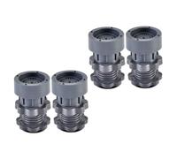 Lurrose Tapis Antidérapants pour Machine à Laver 4 Pièces Patins Amortisseurs Réglables 8,5 Cm, Coussinets Anti-vibrations pour Surélévation et Stabilisation Domestique