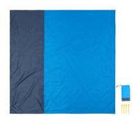Lurrose Tapis de Pique-niques Imperméable Bleu 2, 1x2m en Polyester
