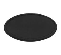 Lurrose Tapis D'isolation en Silicone Noir Forme Ronde, Réduit la Pression Inférieure et Répartit Le Poids pour Haut-Parleur Intelligent et Mini Haut-Parleur sans Fil pour Usage