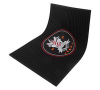 Lurrose Tapis en Silicone Antidérapant pour Outils de Coiffure, Protection Hygiénique et Organisation pour Poste de Barbier, Dimensions 45x30 Cm