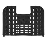 Lurrose Tapis Pliable pour Lavabo Salle de Bain Couvercle Évier Multifonction avec Drainage Organiseur Maquillage et Support Séchage Optimisation Espace Comptoir Noir