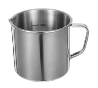 Lurrose Tasse Doseuse Inox avec Poignée Graduée pour Cuisine et Laboratoire Mesure Précise Liquide et Solide Résistante Corrosion Usage Polyvalent Technique et Domestique