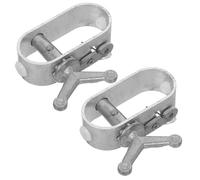 Lurrose Tendeur de Câble en Acier A3 Robuste Mini Tendeur à Cliquet Lot de 2 Pièces Outil de Tension pour Serrage Vigne Piscine et Clôture